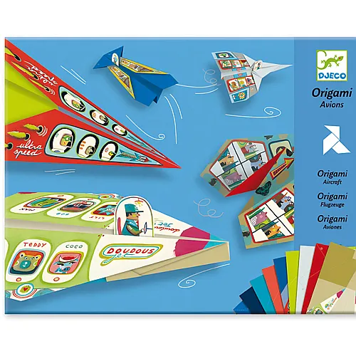 Djeco Kreativ Origami Flugzeuge