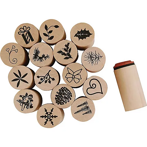 Creativ Company Deco Art Stempeln Weihnachten, 15 Stk.