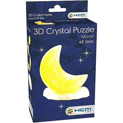 HCM Kinzel Crystal Puzzle 3D Mondsichel (48Teile)