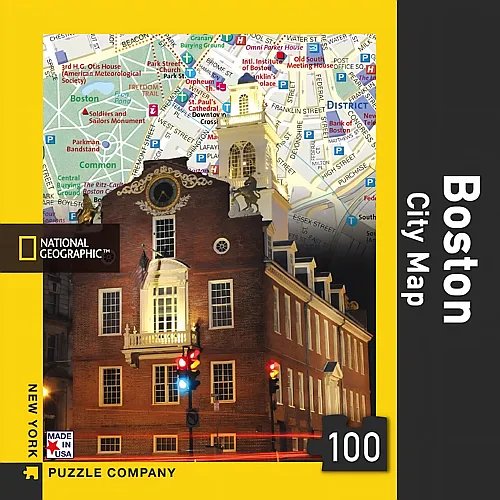 Boston City Map Mini 100Teile