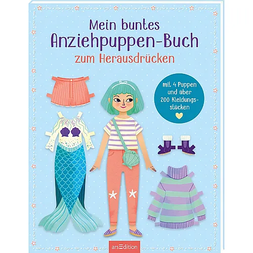 ars Edition Mein buntes Anziehpuppen-Buch zum Herausdr�cken