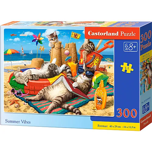 Castorland Puzzle Sommergef�hl - 300 Teile