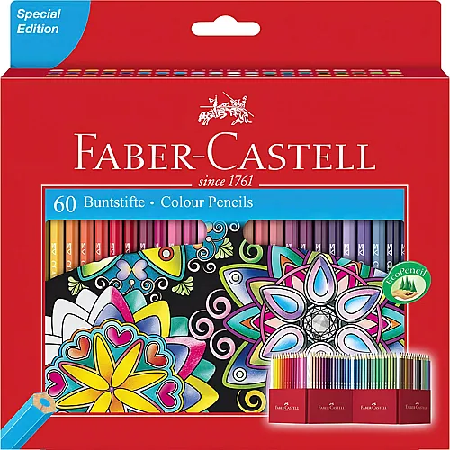Faber-Castell Buntstifte Set Castle - 60 Teile