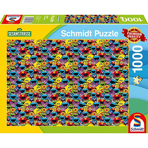 Schmidt Puzzle Sesamstrasse Wer, wie, was? (1000Teile)