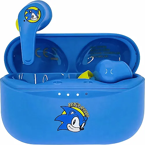 OTL TECHNOLOGIES Bluetooth-Kopfh�rer V5.0 Sonic The Hedgehog mit Ladebox, blau