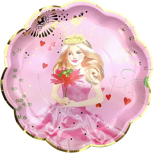 Haza Witbaard Kartonteller Prinzessin (8Teile)