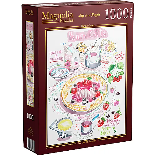 Magnolia Puzzle Panna Cotta (1000Teile)