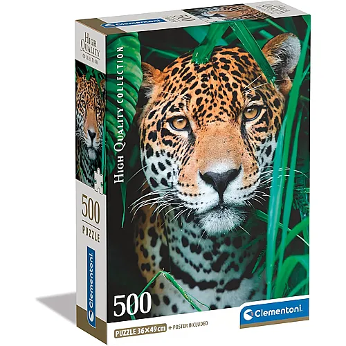 Der Jaguar im Dschungel - 500 Teile