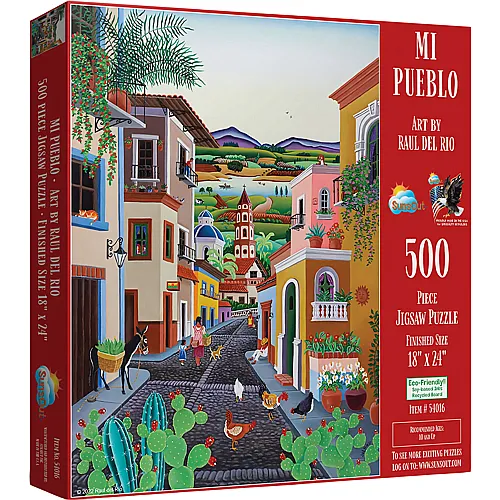 SunsOut Puzzle Raul del Rio Mi Pueblo (500Teile)