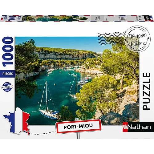 Nathan Puzzle R�gion de France Bucht von Port-Miou - 1000 Teile