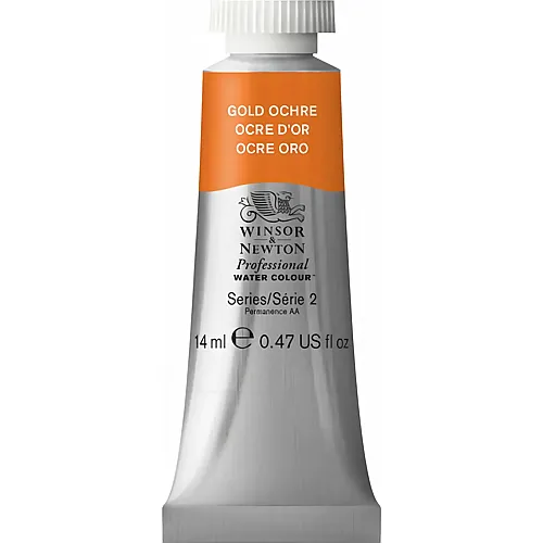 Winsor & Newton W&n Prof. Water Colour 14ml Tube Goldocker