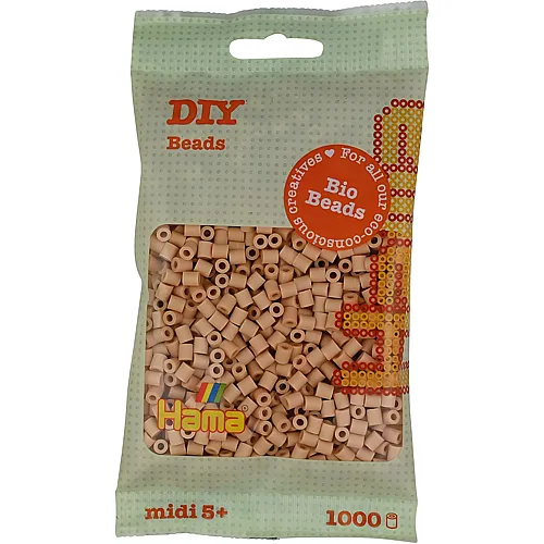 Hama Midi DIY B�gelperlen Beige - 1000 Teile