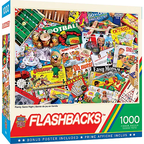 Master Pieces Puzzle Family Game Night (1000Teile)