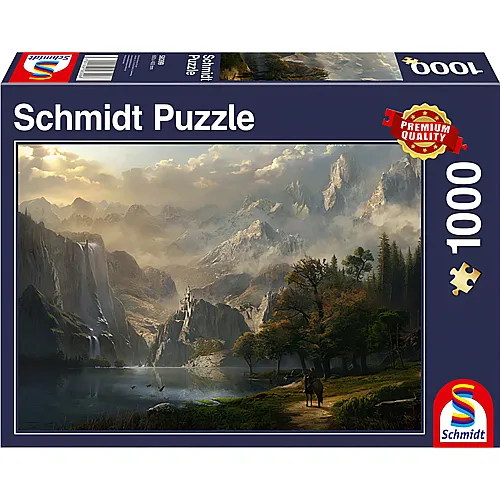 Schmidt Puzzle Wasserfall-Idylle (1000Teile)