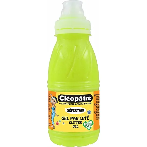 Cleopatre Nefertari Glitter-gel � Farbloses Gel Mit Glitter 250ml Neon