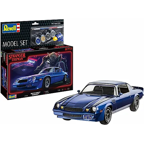 Revell Model Set Modellbau Stranger Things Chevy Camaro Z/28 - 91 Teile