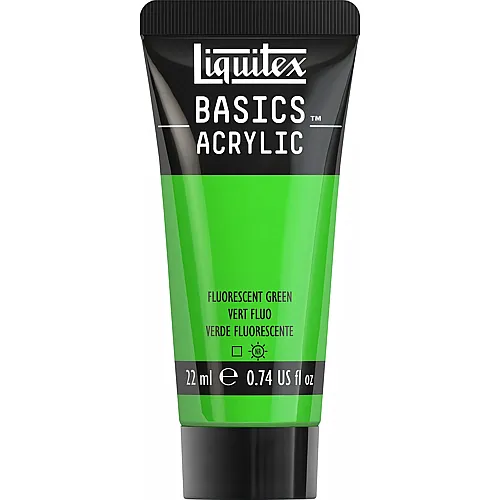 Liquitex Lqx Basics Acrylfarbe 22ml Tube Gr�n Fluo