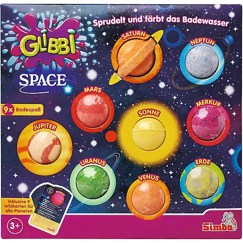 Badebomben, inkl. Infokarten �ber die Planeten