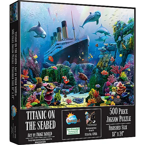 SunsOut Puzzle Image World Titanic on the Seabed - 500 Teile