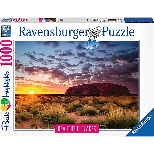 Ravensburger Puzzle Beautiful Places Ayers Rock Australien (1000Teile)