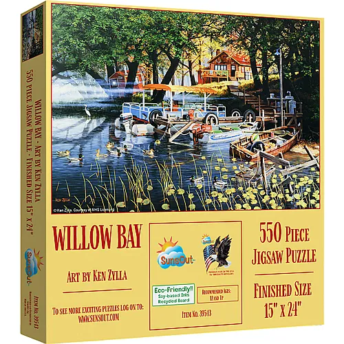 SunsOut Puzzle Ken Zylla Willow Bay - 550 Teile