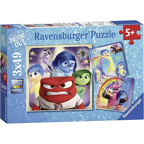 Ravensburger Puzzle 3in1 Inside Out - 49 Teile
