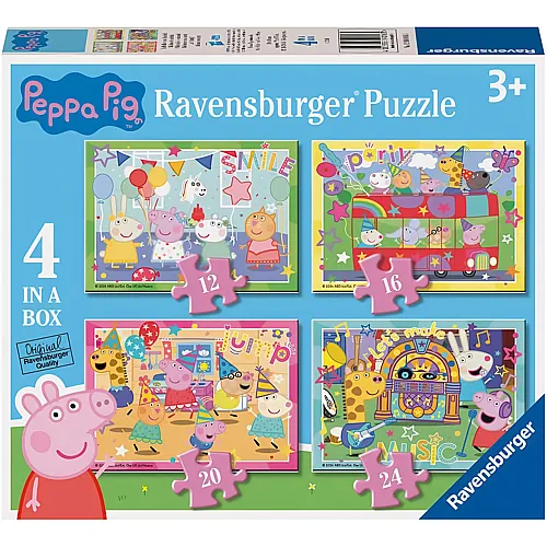 Ravensburger Puzzle 4in1 Peppa Pig (12-24)
