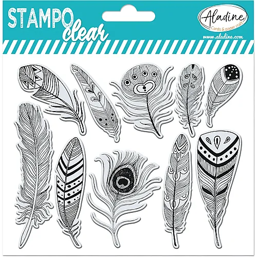 Aladine Stempel Clear Feder