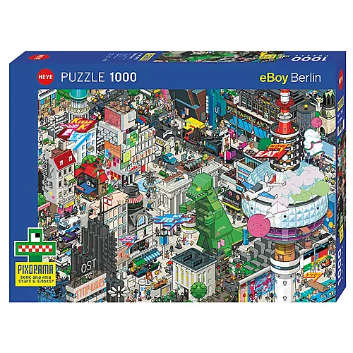 HEYE Puzzle eBoy Berlin Quest (1000Teile)