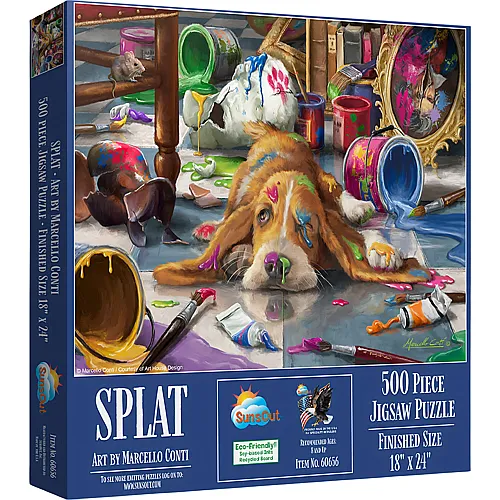 SunsOut Puzzle Marcello Conti Splat - 500 Teile