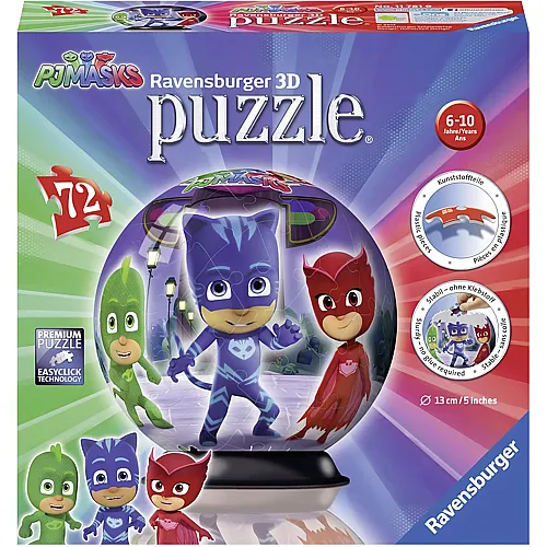 Ravensburger Puzzleball PJ Masks - 72 Teile