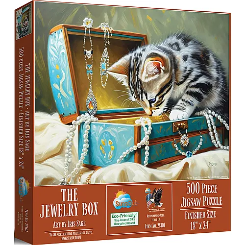 SunsOut Puzzle Iris Sage Die Schmuckschatulle - 500 Teile