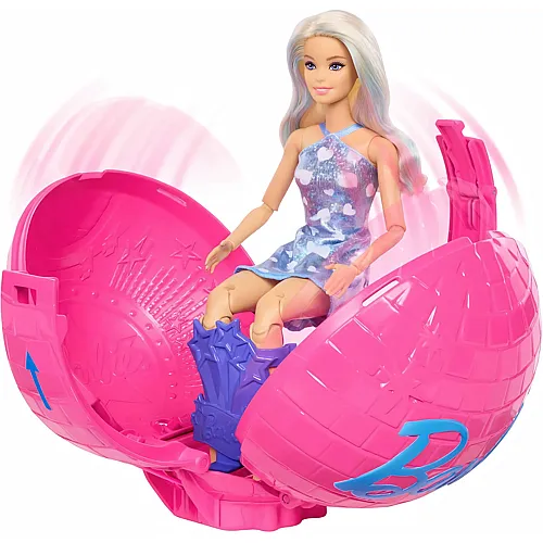 Barbie Team Roll & Reveal Popstar-Puppe mit Zubeh�r