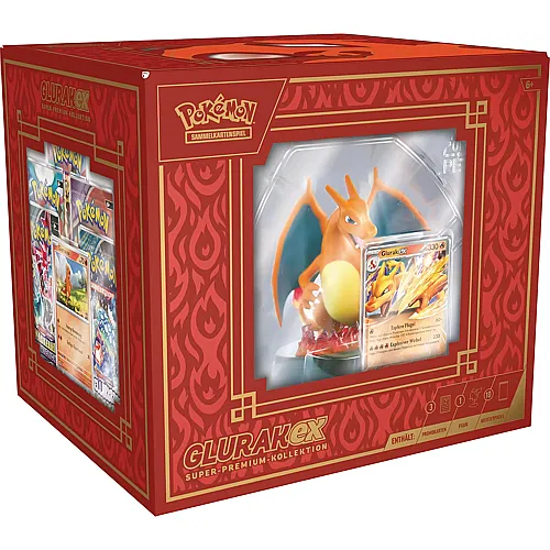 Pok�mon TCG Pok�mon Super-Premium-Kollektion Glurak-ex - Deutsch