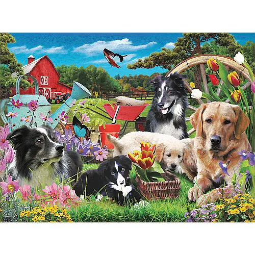 SunsOut Puzzle Rafael Trujillo Who Has A Green Thumb ? (500Teile)