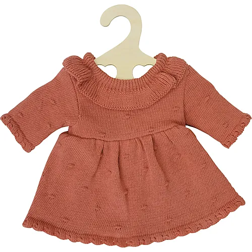 Heless Puppen-Strickkleid Pfirsich - 35 - 45 cm