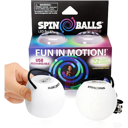 Shashibo Spinballs Glow.0 LED Poi Balls