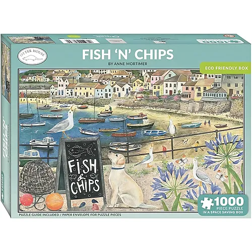 Otter House Puzzle Fish 'N' Chips - 1000 Teile
