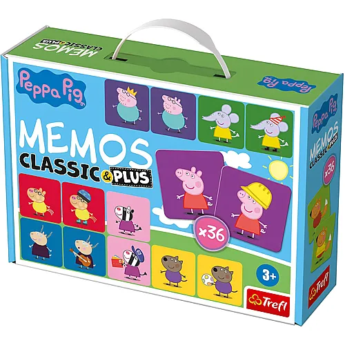 Trefl Memos Classic&Plus Peppa Pig (Kinderspiel)