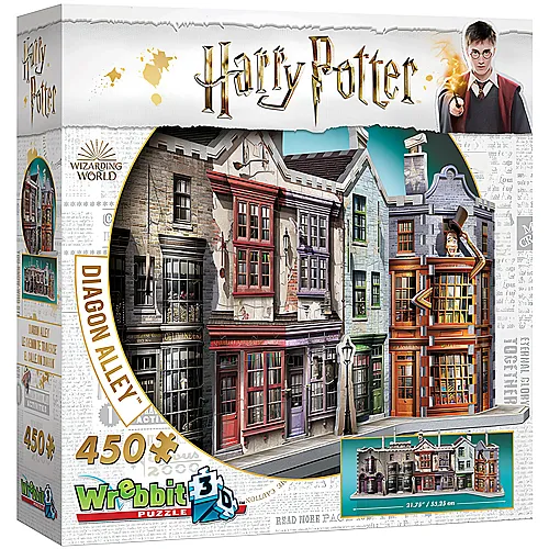 Wrebbit Puzzle Harry Potter Diagon Alley (450Teile)