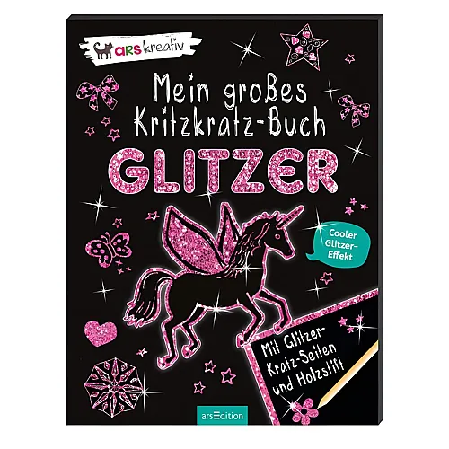 Mein gr. Kritzkratz-Buch Glitzer