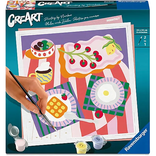 Ravensburger CreArt Malen nach Zahlen - Fr�hst�ckszeit