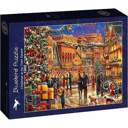 Christmas at the Town Square 1000Teile