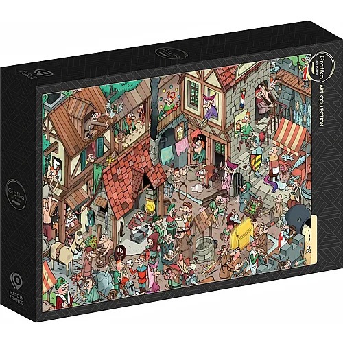 Grafika Puzzle Art Collection Mittelalter - 1000 Teile