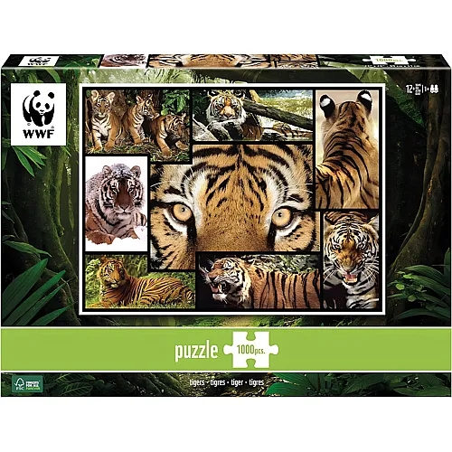 Ambassador Puzzle WWF Tiger (1000Teile)