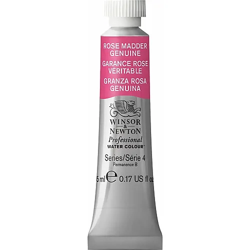 Winsor & Newton W&n Prof. Water Colour 5ml Tube Krapplack Rosa Echt