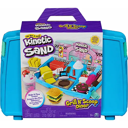 Spin Master Kinetic Sand Burger und Eis Bar