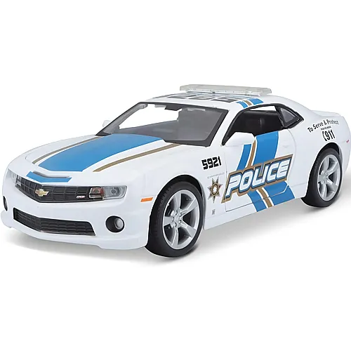 Maisto 1:24 Chevrolet Camaro SS RS 2010 Police Weiss
