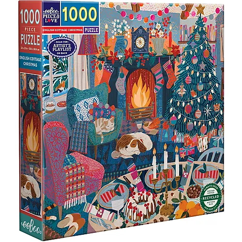 English Christmas 1000Teile