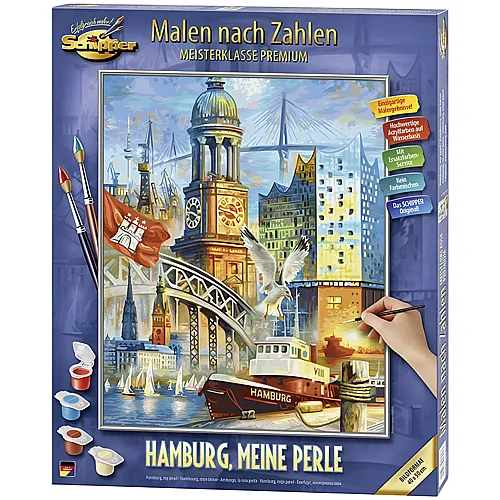 Schipper Historische Motive Malen nach Zahlen Hamburg, meine Perle